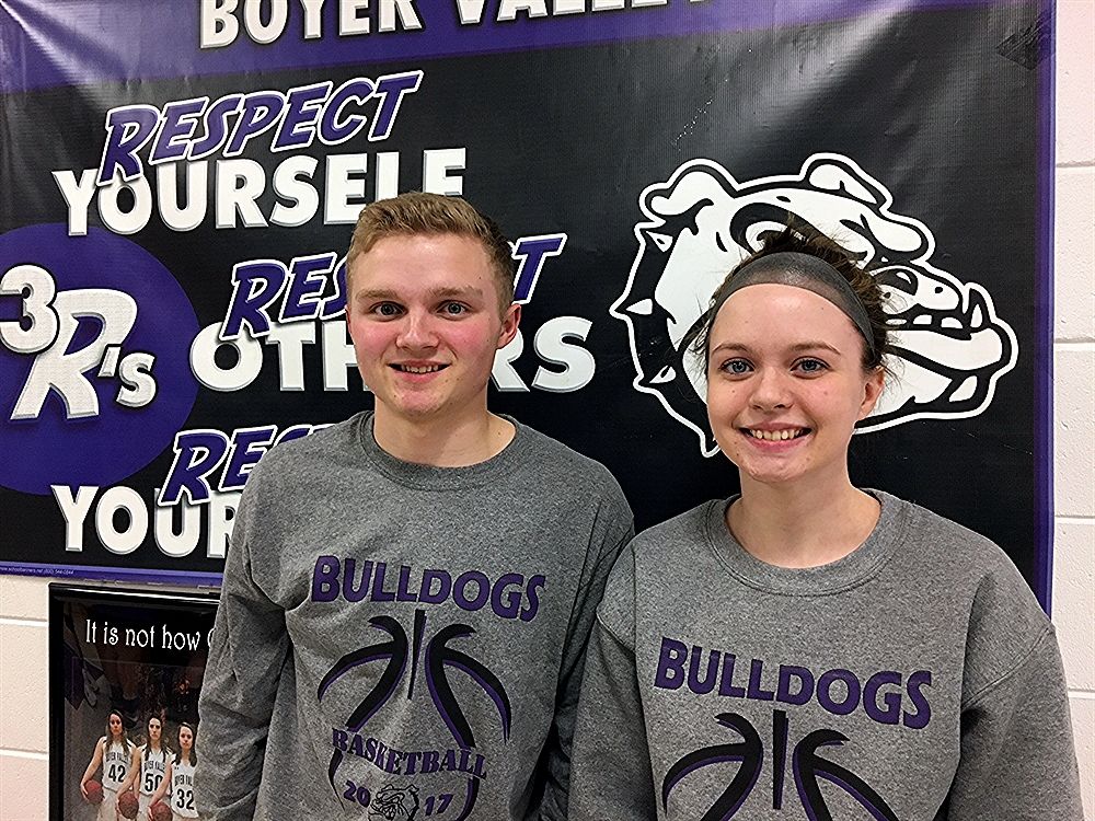 Joe and Erin Weber, Boyer Valley Basketball
